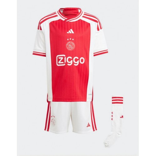 Ajax Fotballdrakt Hjemme Fotballdrakt Barn 2023/24 